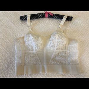 Vintage Longline Lace Bra by Do-All
